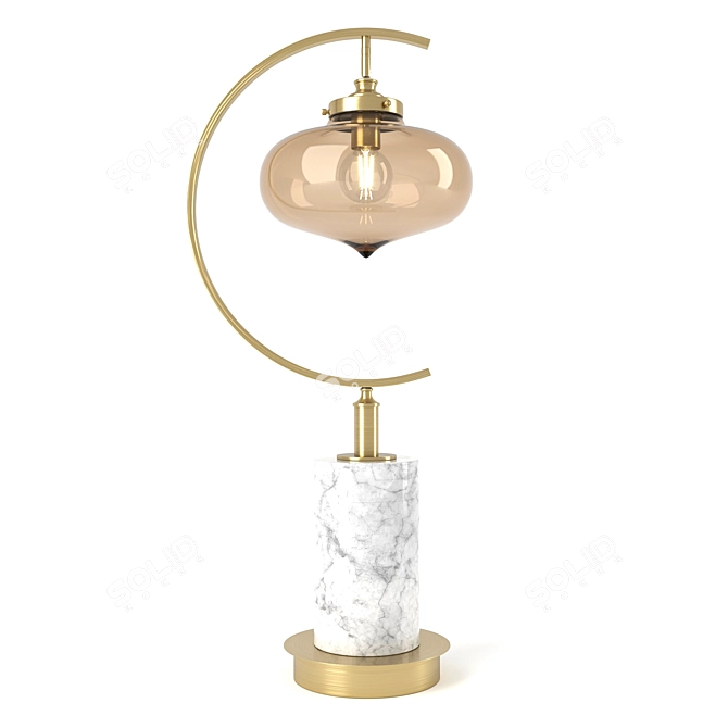 Elegant Table Lamp for Stylish Decor 3D model image 2