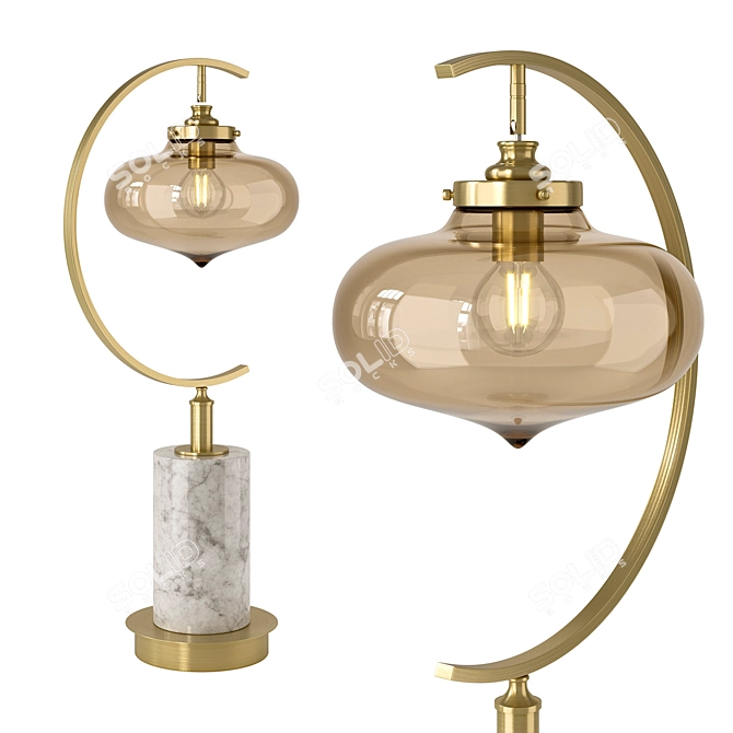 Elegant Table Lamp for Stylish Decor 3D model image 6