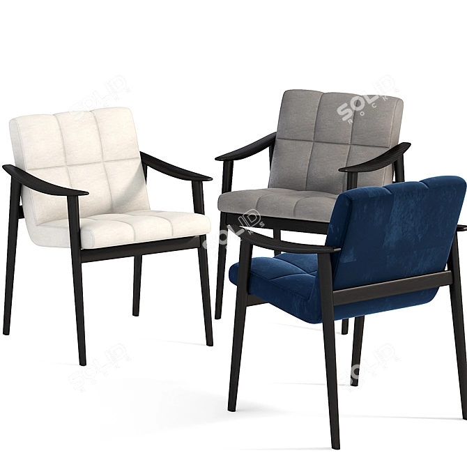 Fynn Dining Chair by Minotti 3D model image 4