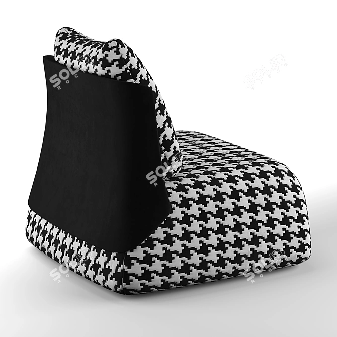 Elegant Arflex Butterfly Chair 3D model image 2