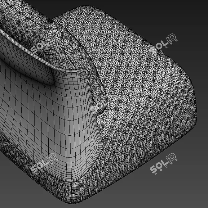 Elegant Arflex Butterfly Chair 3D model image 4