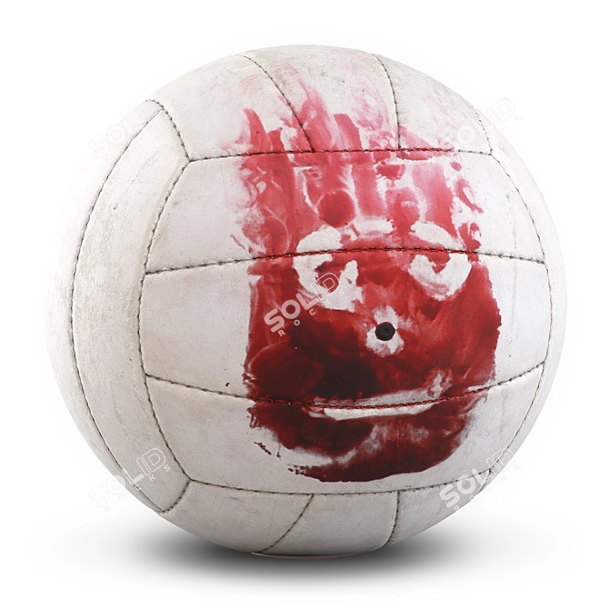 Wilson Cast Away Ball 3D model image 2