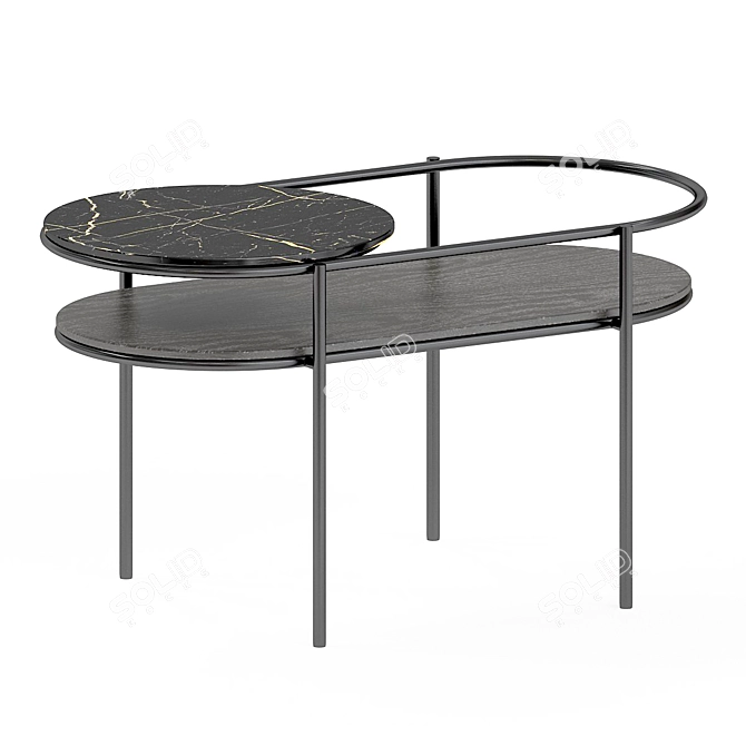 Verde Sleek Coffee Table 3D model image 4