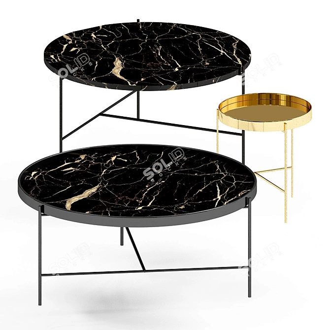 Modern Globe Coffee Tables 3D model image 2