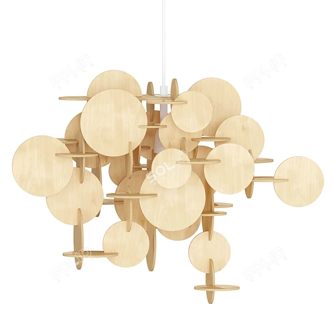 Modern Minimalist Pendant Light 3D model image 2