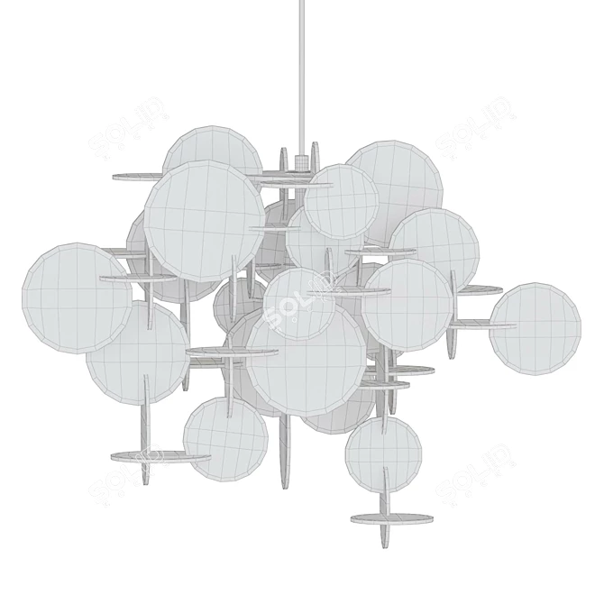 Modern Minimalist Pendant Light 3D model image 7