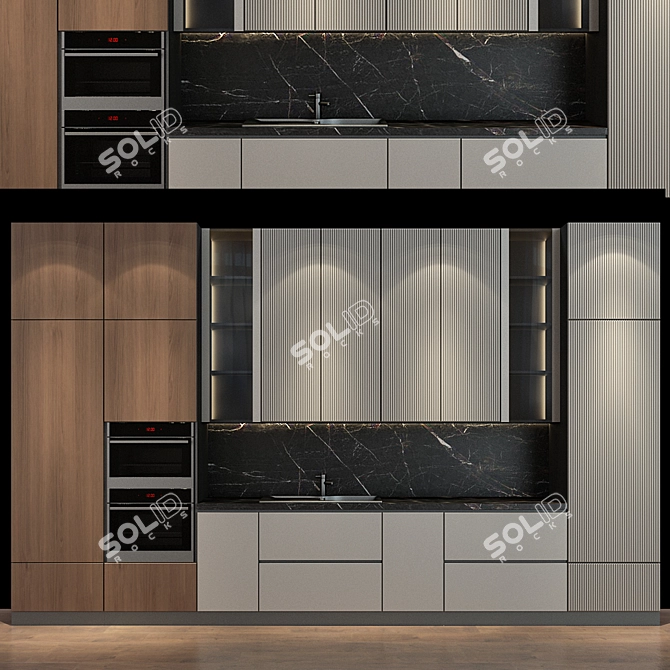 Ultimate 64-Piece Kitchen Set 3D model image 1