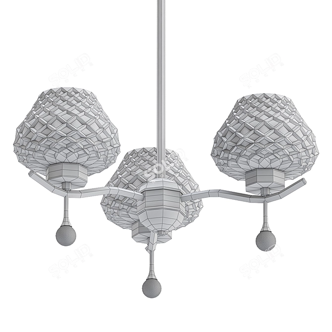 Elegant Design Priscilla Lamp 3D model image 1