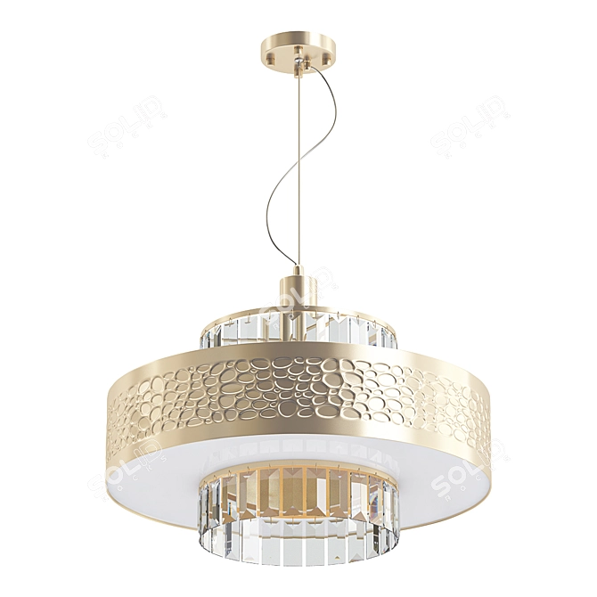 Modern Chic Design: Roxana Pendant 3D model image 1