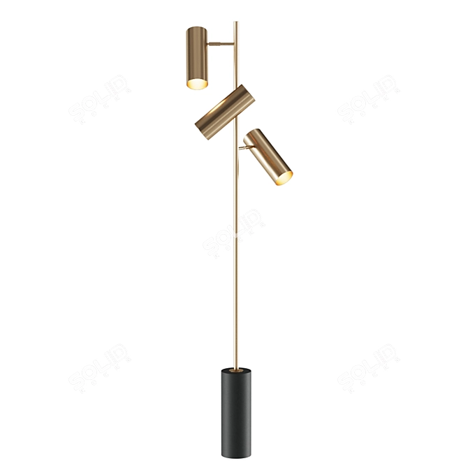 Swivel Shade Floor Lamp 3D model image 1