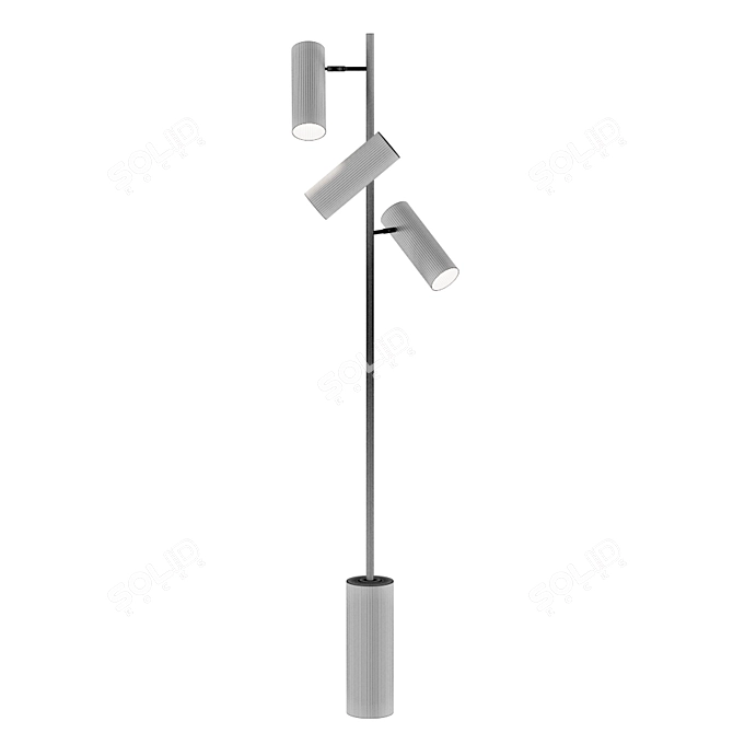 Swivel Shade Floor Lamp 3D model image 2