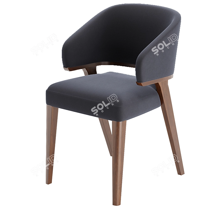 Modern Accent Chair Accento 3D model image 1