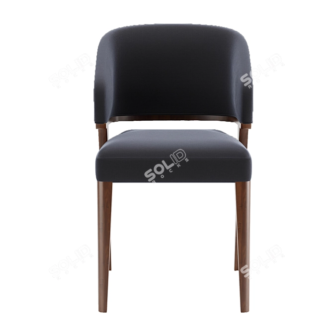 Modern Accent Chair Accento 3D model image 2