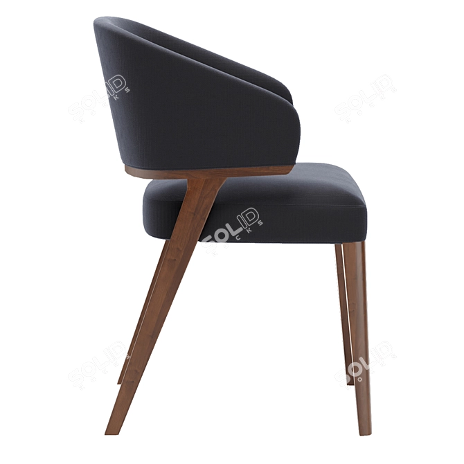 Modern Accent Chair Accento 3D model image 3