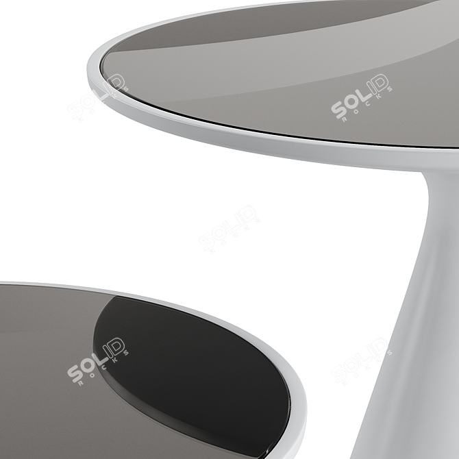 Cattelan Peyote 2021 Lacquer Side Table 3D model image 3