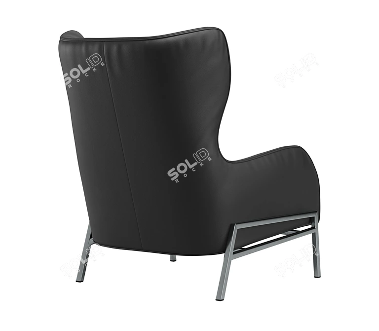 Bergere De Padova 2007: Sophisticated Armchair 3D model image 2