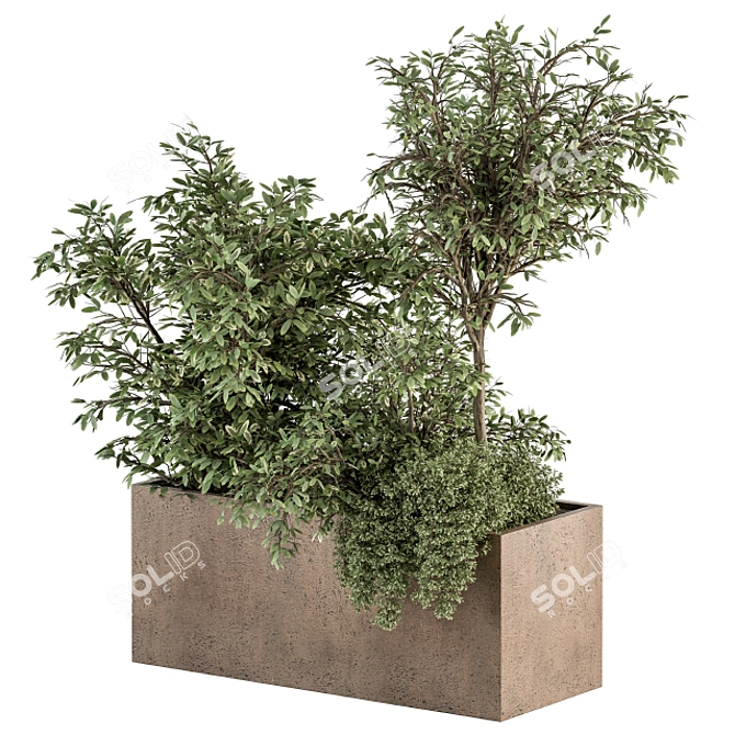 Eco-Garden Box Set 3D model image 1