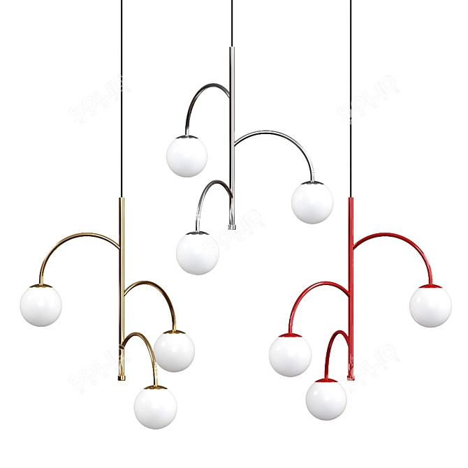 Minimalist Pendant Light 27 3D model image 1