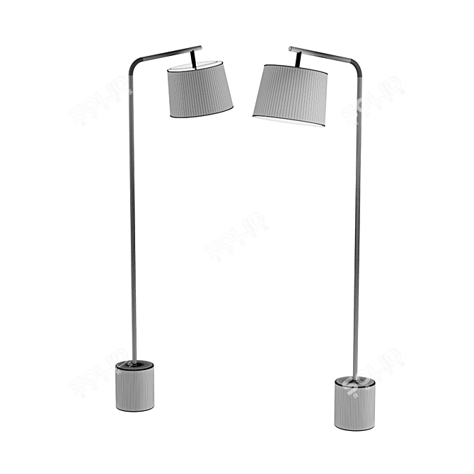 Scandi Style Floor Lamp | Alslev FL 3D model image 2