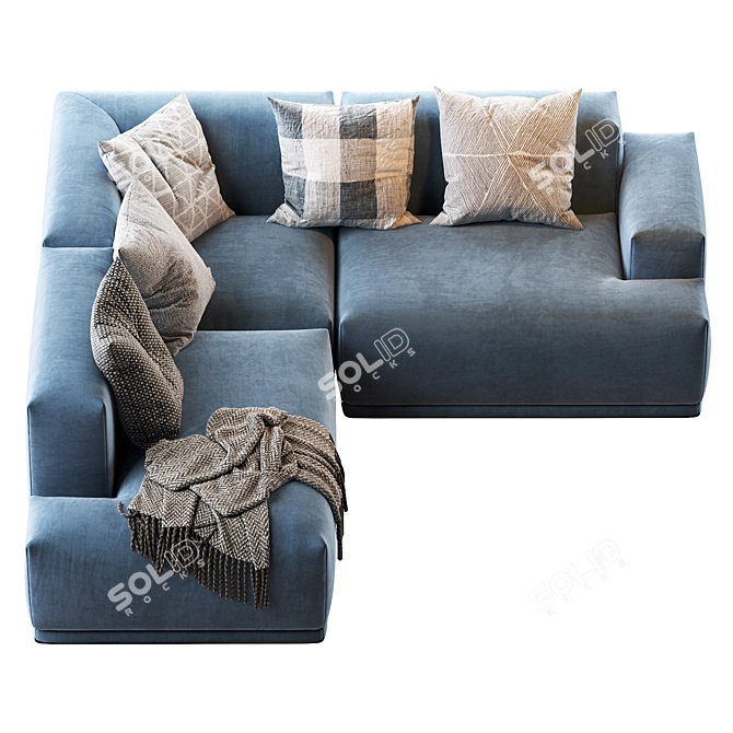 Connect Modular Sofa: Stylish and Versatile Seating Solution 3D model image 5