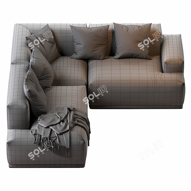 Connect Modular Sofa: Stylish and Versatile Seating Solution 3D model image 7