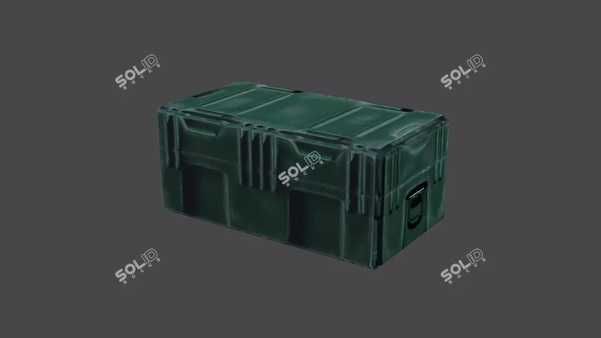 Elite Army Chest Game 3D model image 1