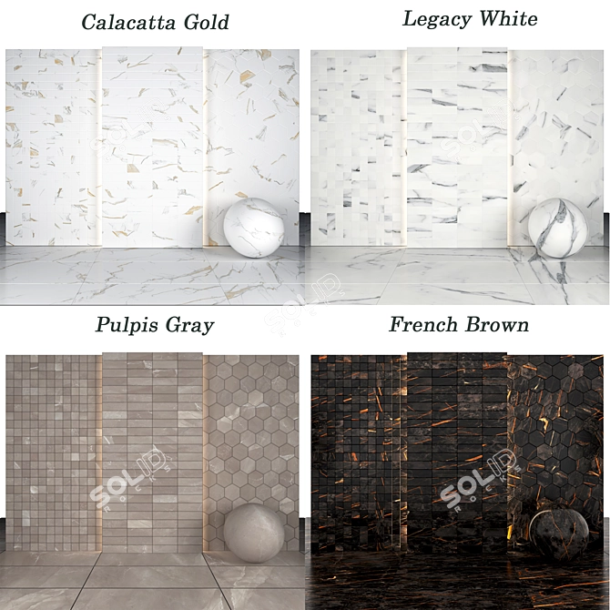 Luxury Marble Collection 3D model image 3