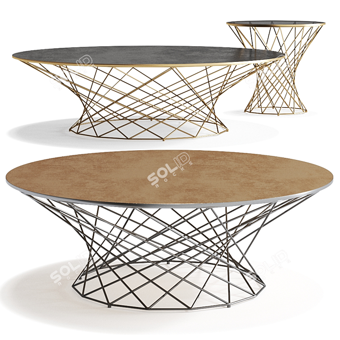 Sleek Oota Table: Innovative Design & Versatile Sizes 3D model image 1