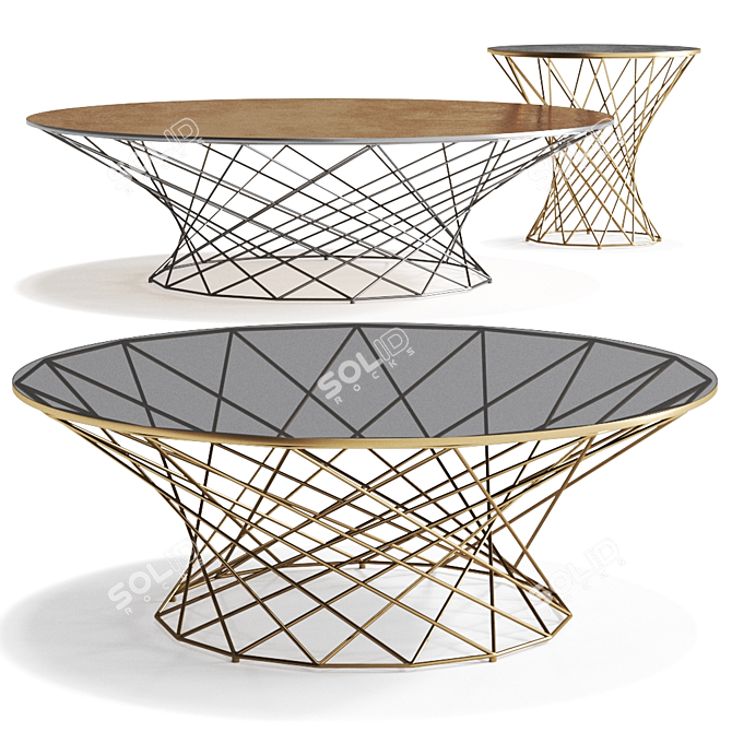 Sleek Oota Table: Innovative Design & Versatile Sizes 3D model image 2