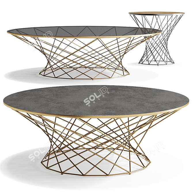 Sleek Oota Table: Innovative Design & Versatile Sizes 3D model image 3