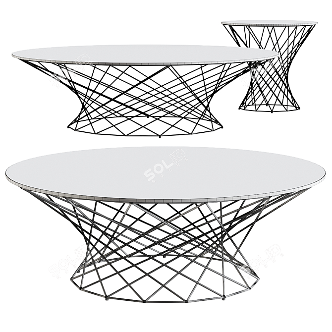 Sleek Oota Table: Innovative Design & Versatile Sizes 3D model image 4