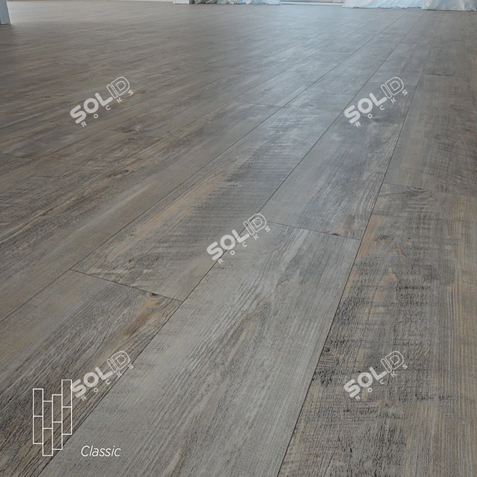 Oak Castle Premium Flooring 3D model image 1