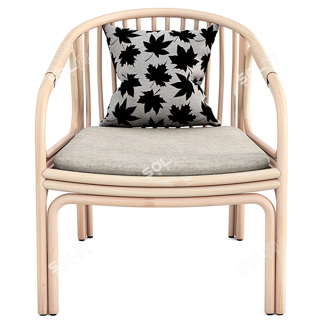 Orchid Edition Chair: Sleek Elegance 3D model image 2