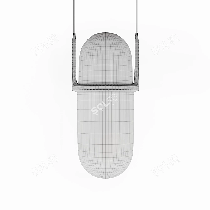 Elegant Pille Pdi Pendant Light 3D model image 2