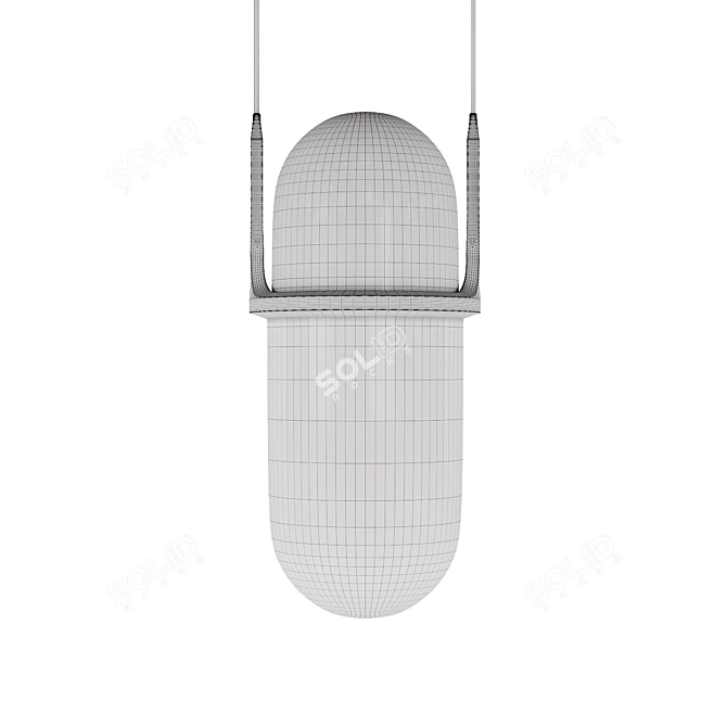 Elegant Pille Pdi Pendant Light 3D model image 4