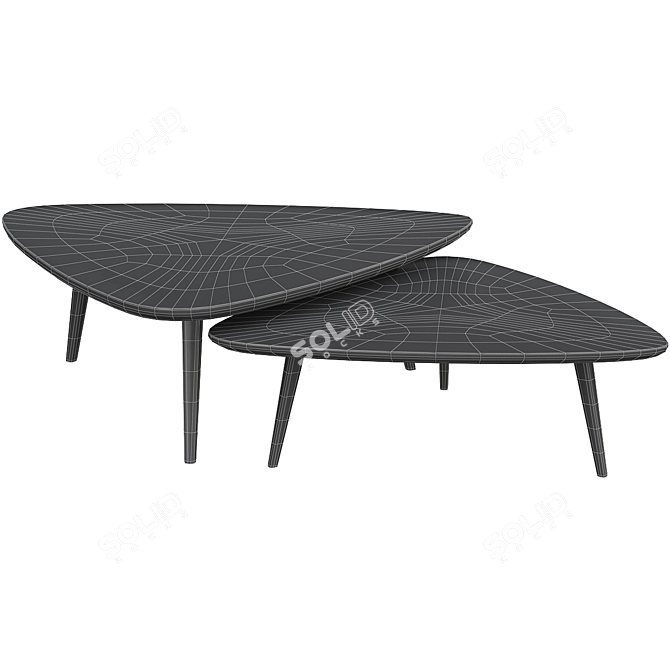 Modern Coffee Table Lauren: Stylish Design & Superior Quality 3D model image 3