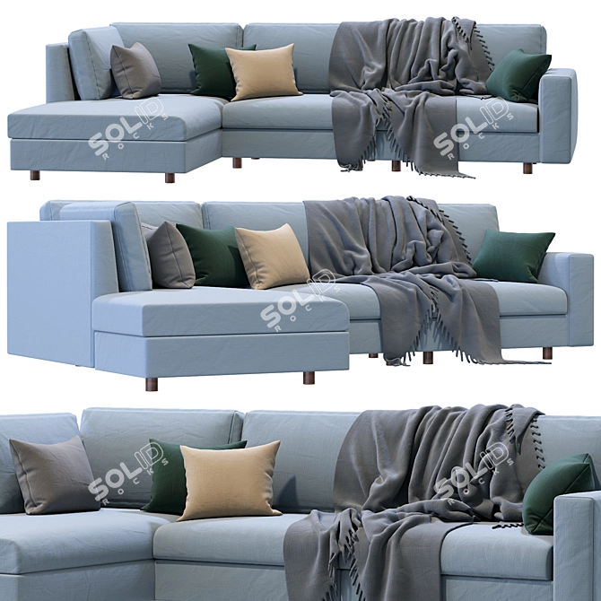 Timeless Elegance - Prostoria Classic Sectional 3D model image 4