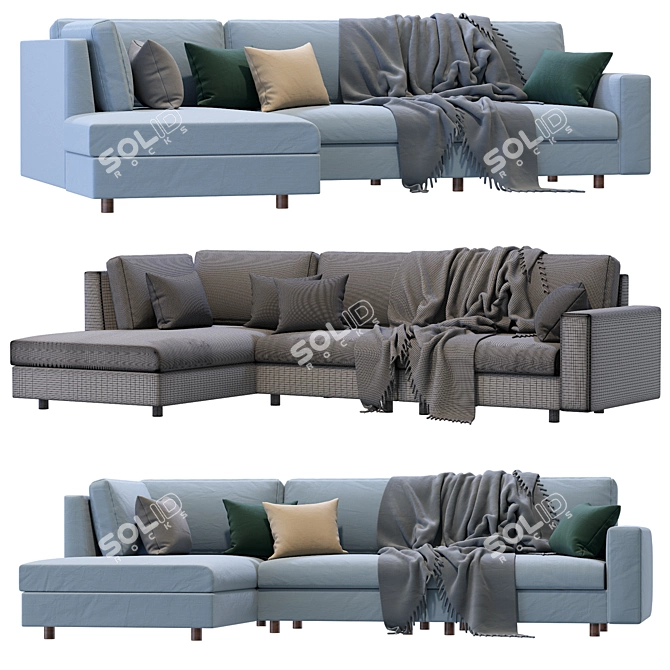 Timeless Elegance - Prostoria Classic Sectional 3D model image 5