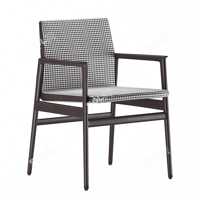 Ipanema Chair: Sleek and Comfortable 3D model image 1