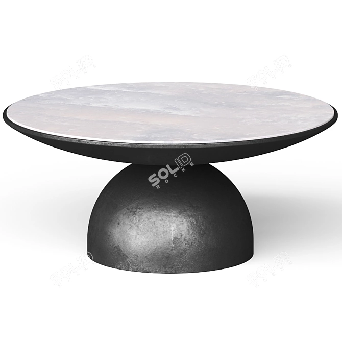 Parveen Round Coffee Table by Lulu & Georgia 3D model image 3