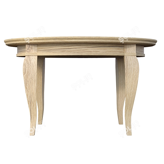 Modern Atelie Round Dining Table 3D model image 2