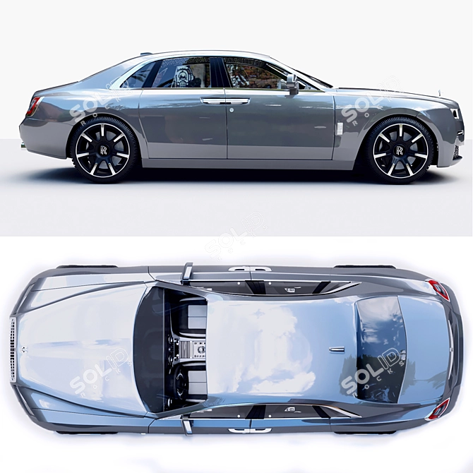 Luxury Rolls-Royce Ghost: Exquisite Detailing 3D model image 3