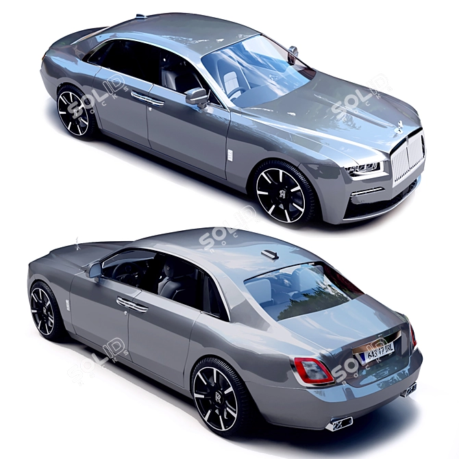 Luxury Rolls-Royce Ghost: Exquisite Detailing 3D model image 4