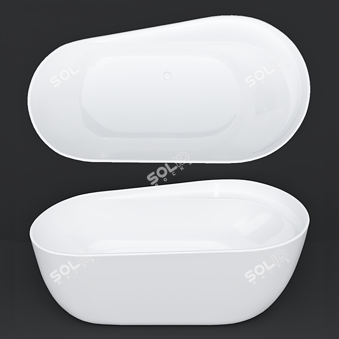 Luxury Noken Liem Bathtub 3D model image 2