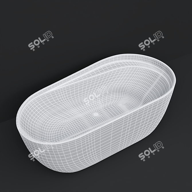 Luxury Noken Liem Bathtub 3D model image 5