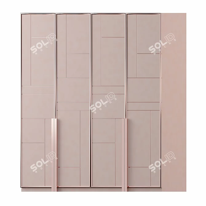 Pink Dreams Wardrobe 3D model image 1