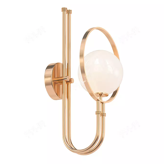 Elegant Roy Wall Lamp 3D model image 1