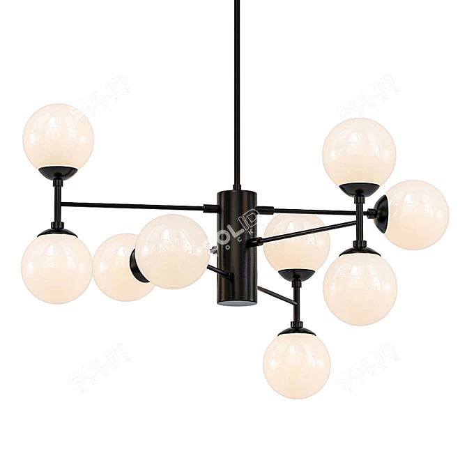 Stunning Dudley Chandelier 3D model image 1