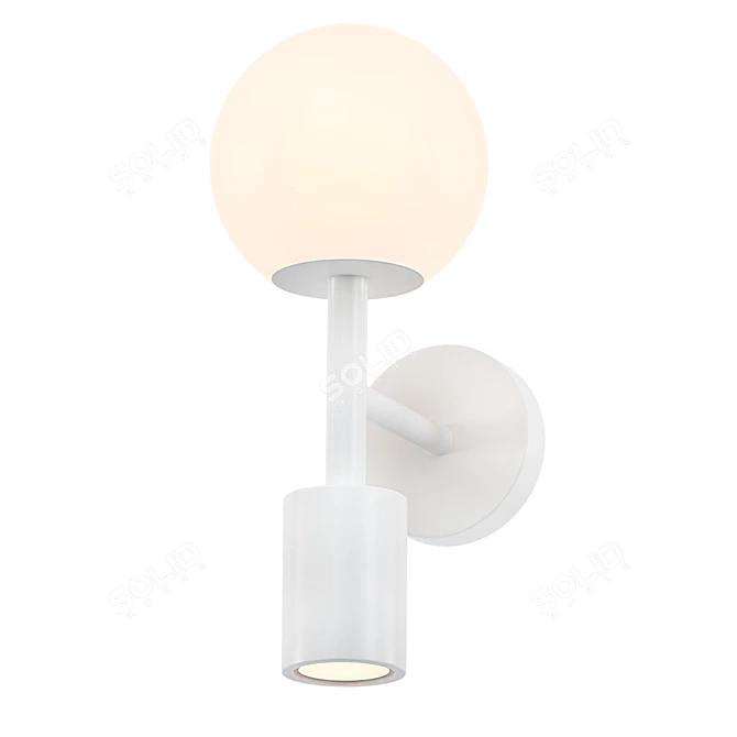 KOP C White Wall Lamp 3D model image 1