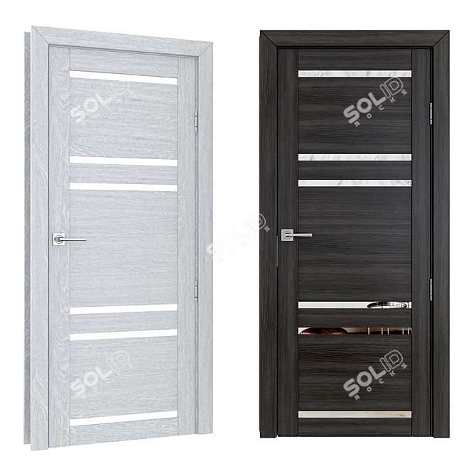 Russian Style Doors: Realistic 3D Models 3D model image 1